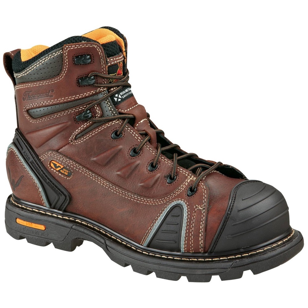 THOROGOOD MEN'S GENFLEX2 6" LACE-TO-TOE WORK BOOTS - COMPOSITE TOE 14M
